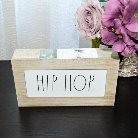 Rae Dunn | Accents | Nwt Rae Dunn Hip Hop Wooden Sign | Poshmark